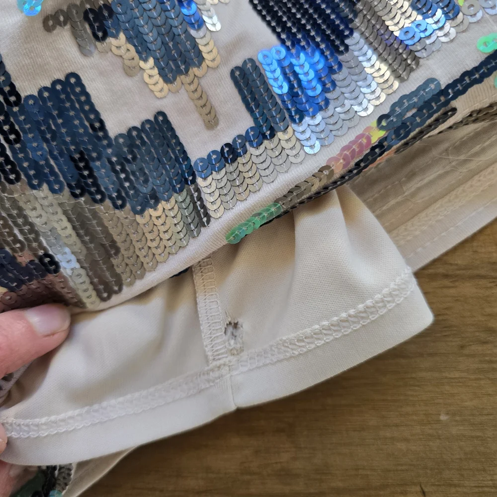 Express Aztec Multicolor Geometric Mini Skirt - Picture 6 of 8